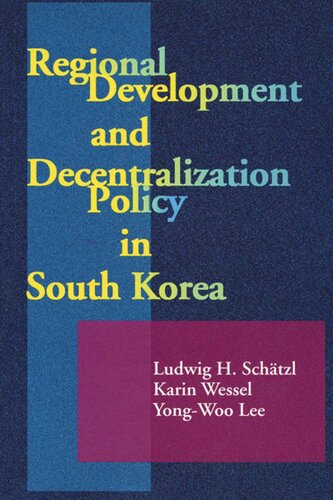 Regional Development & Decectralization Policy in South Korea