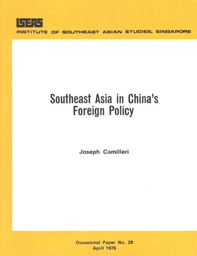 Southeast Asia in China's Foreign Policy