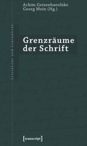 Grenzräume der Schrift