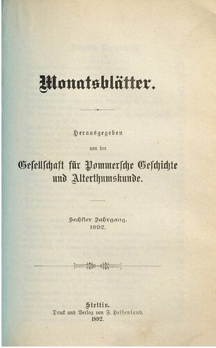 Monatshefte