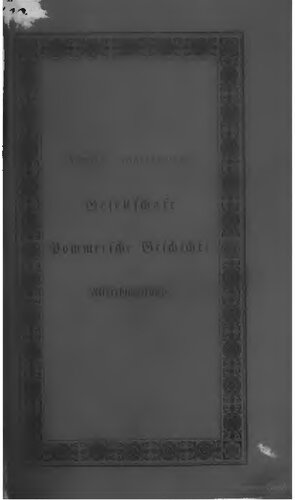 Jahresbericht der Gesellschaft für Pommersche Geschichte und Alterthumskunde