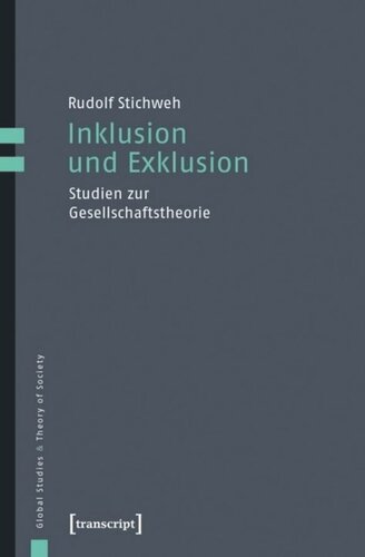Inklusion und Exklusion: Studien zur Gesellschaftstheorie