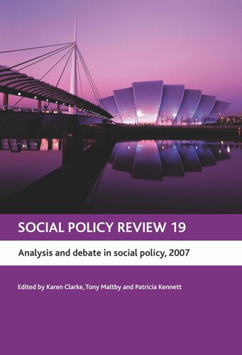 Social Policy Review 19: Analysis and debate in social policy, 2007