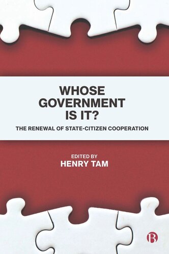 Whose Government Is It?: The Renewal of State-Citizen Cooperation