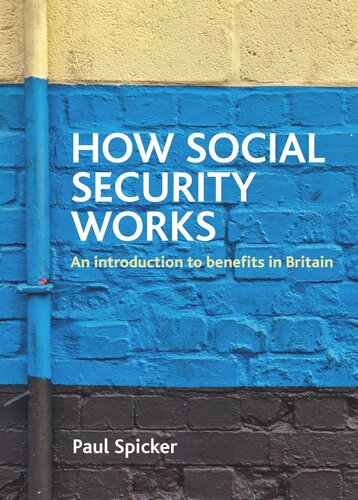 How social security works: An introduction to benefits in Britain