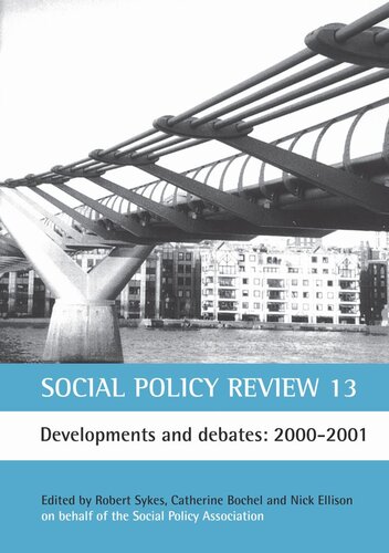 Social Policy Review 13: Developments and debates: 2000-2001