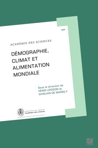 Démographie, climat et alimentation mondiale