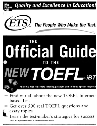 TOEFL iBT: The Official ETS Study Guide
