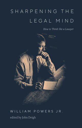 Sharpening the Legal Mind: How to Think Like a Lawyer