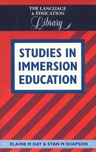 Studies in Immersion Education
