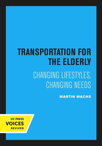 Transportation for the Elderly