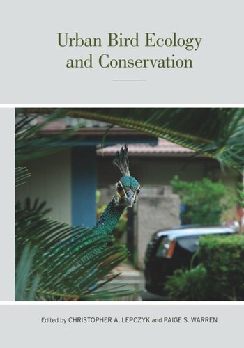 Urban Bird Ecology and Conservation
