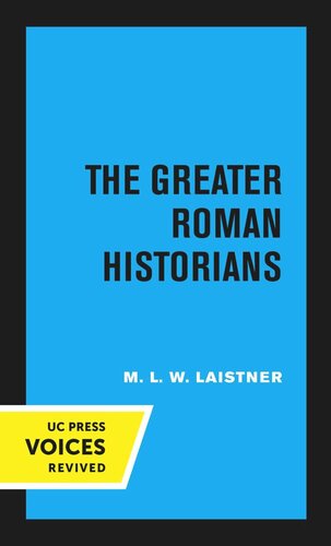 The Greater Roman Historians