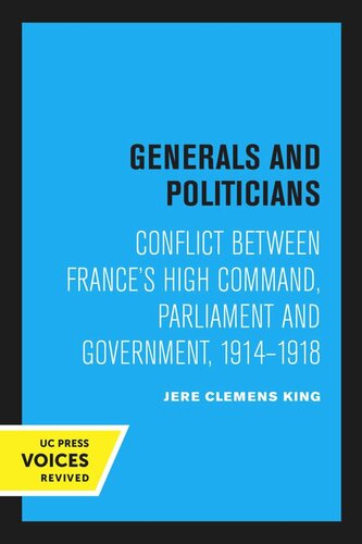 Generals and Politicians