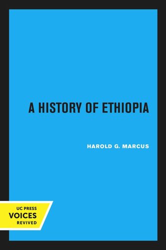 A History of Ethiopia