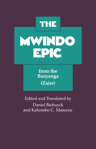 The Mwindo Epic from the Banyanga: From the Banyanga (Congo Republic)