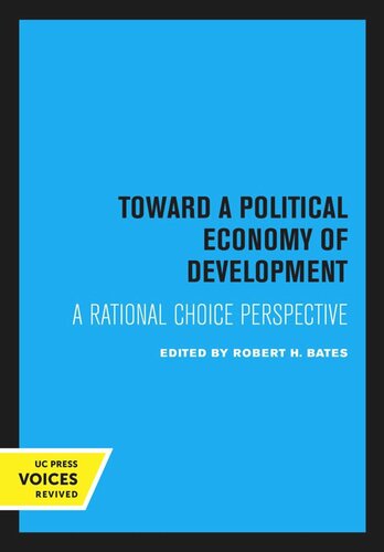 Toward a Political Economy of Development