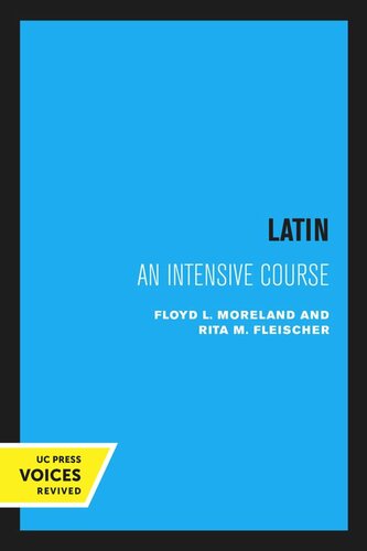 Latin: An Intensive Course