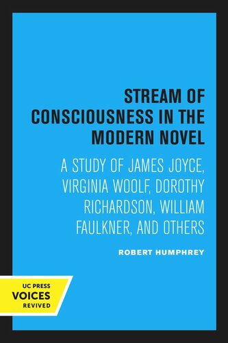 Stream of Consciousness in the Modern Novel