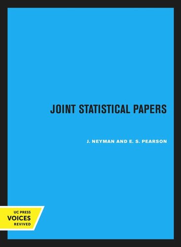 Joint Statistical Papers