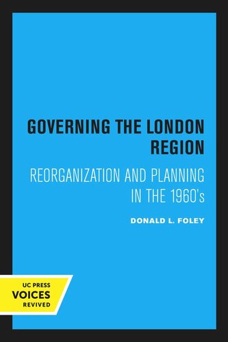 Governing the London Region