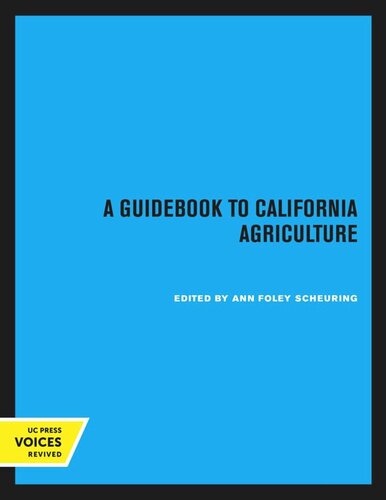 A Guidebook to California Agriculture