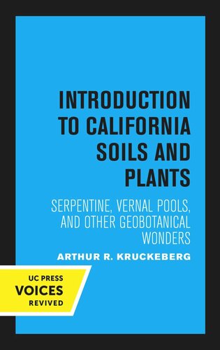 Introduction to California Soils and Plants