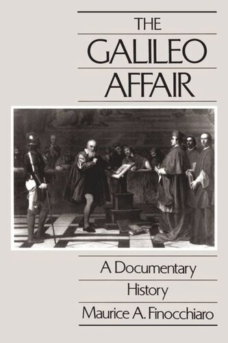 The Galileo Affair: A Documentary History