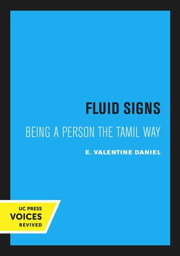 Fluid Signs: Being a Person the Tamil Way