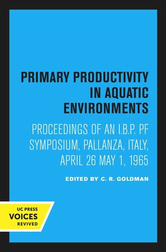 Primary Productivity in Aquatic Environments