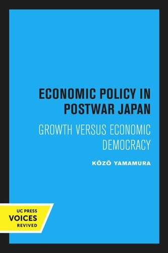 Economic Policy in Postwar Japan