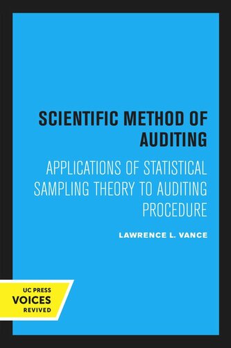 Scientific Method of Auditing