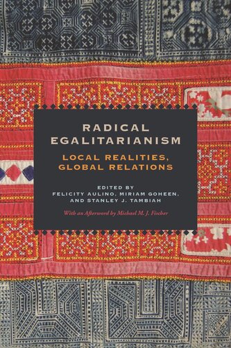 Radical Egalitarianism: Local Realities, Global Relations