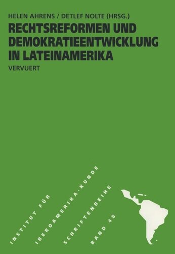 Rechtsreformen und Demokratieentwicklung in Lateinamerika