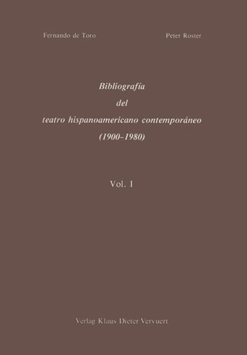 Bibliografía del teatro hispanomaericano contemporáneo (1900-1980)