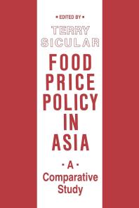 Food Price Policy in Asia: A Comparative Study