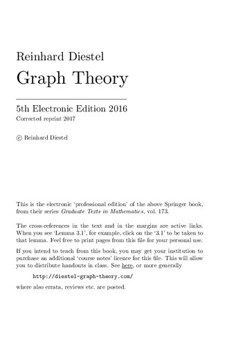 Graph Theory (5th ed.)
