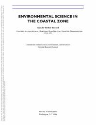 Environmental Science in the Coastal Zone: Issues for Further Research