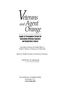 Veterans and Agent Orange: Length of Presumptive Period for Association Between Exposure and Respiratory Cancer