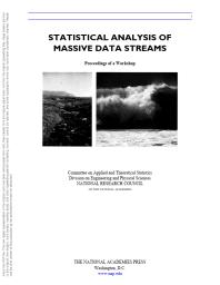 Statistical Analysis of Massive Data Streams: Proceedings of a Workshop