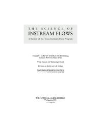The Science of Instream Flows: A Review of the Texas Instream Flow Program