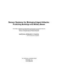 Sensor Systems for Biological Agent Attacks: Protecting Buildings and Military Bases