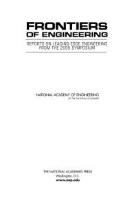 Frontiers of Engineering: Reports on Leading-Edge Engineering from the 2005 Symposium