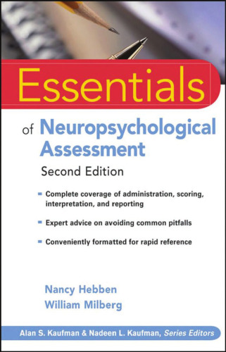 Essentials of Neuropsychological Assessment 