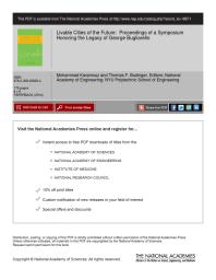 Livable Cities of the Future: Proceedings of a Symposium Honoring the Legacy of George Bugliarello