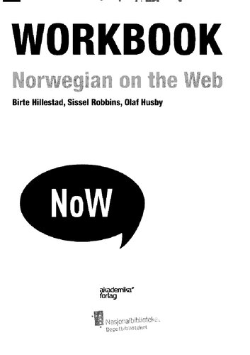 Norwegian on the Web: NoW.. Workbook