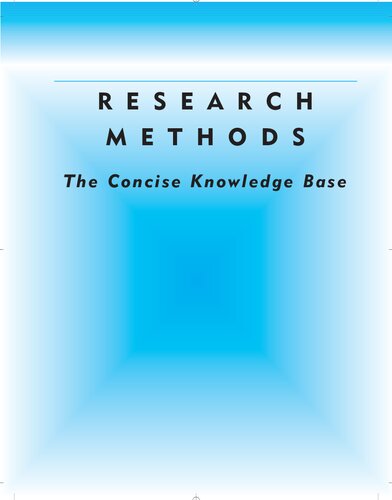 Research Methods: The Concise Knowledge Base