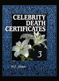 Celebrity Death Certificates 3