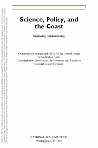 Science, Policy, and the Coast: Improving Decisionmaking