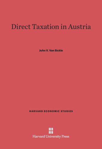 Direct Taxation in Austria